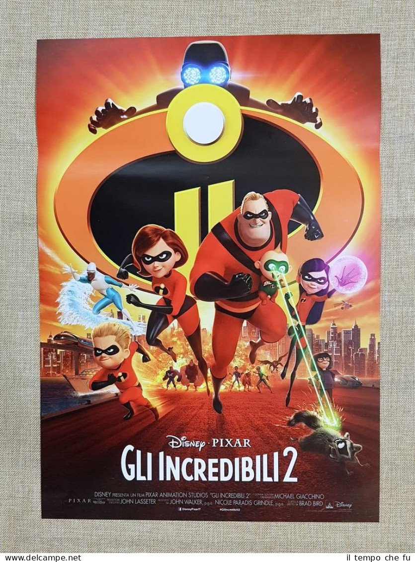 Locandina cinema originale del 2018 Film Gli incredibili 2 (1) …