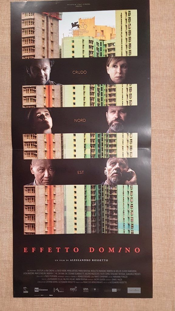 Locandina cinema originale del 2019 Film Effetto domino Regia Ales. …