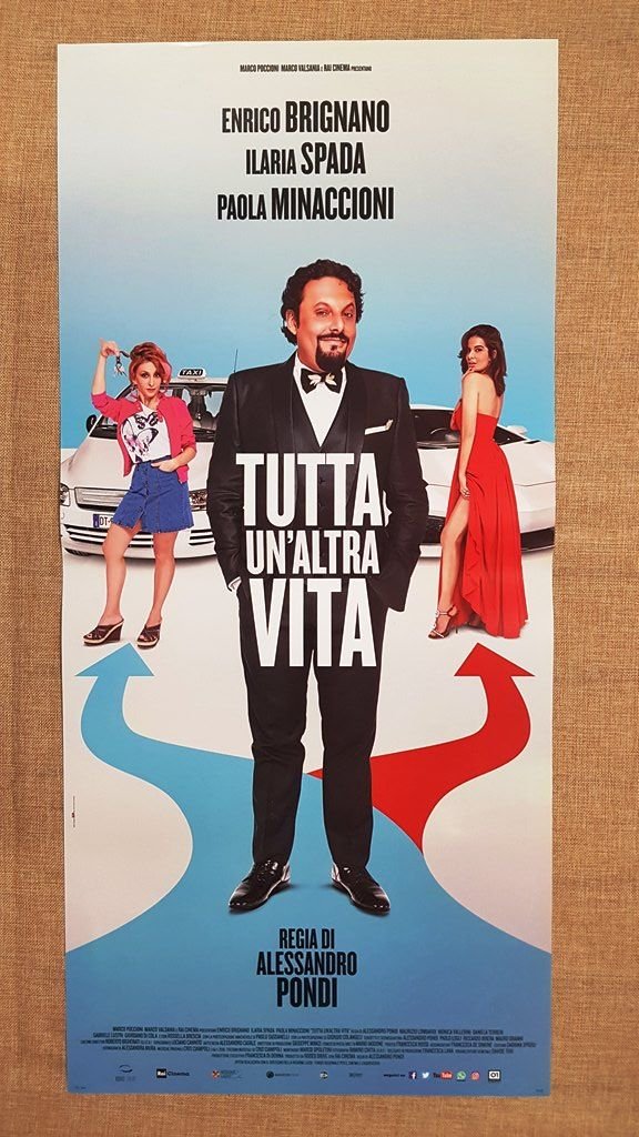 Locandina cinematografica originale 2019 Film Tutta un'altra vita Regia Pondi