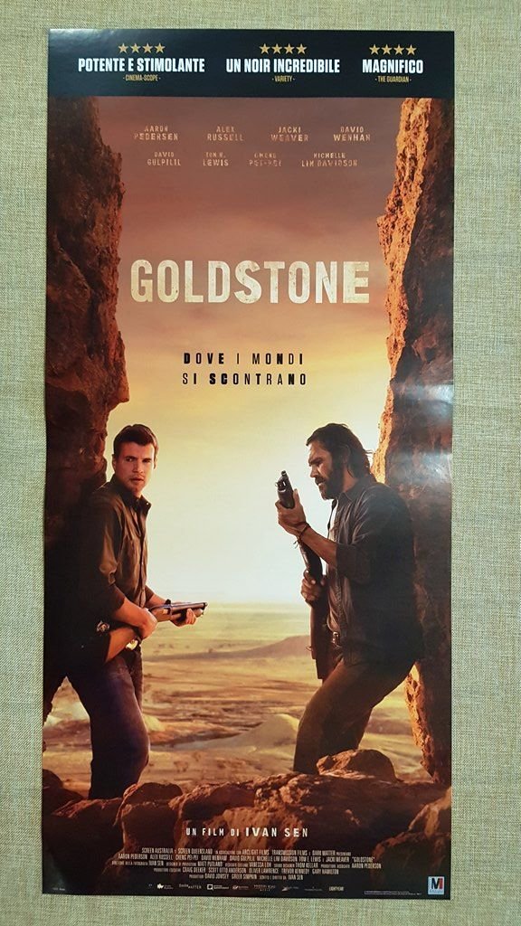 Locandina cinematografica originale del 2019 Film Goldstone Regia Ivan Sen …