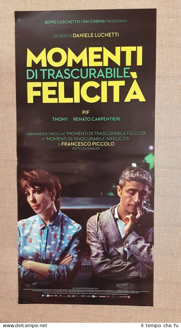 Locandina originale 2019 Film Momenti di trascurabile felicità Regia D. …