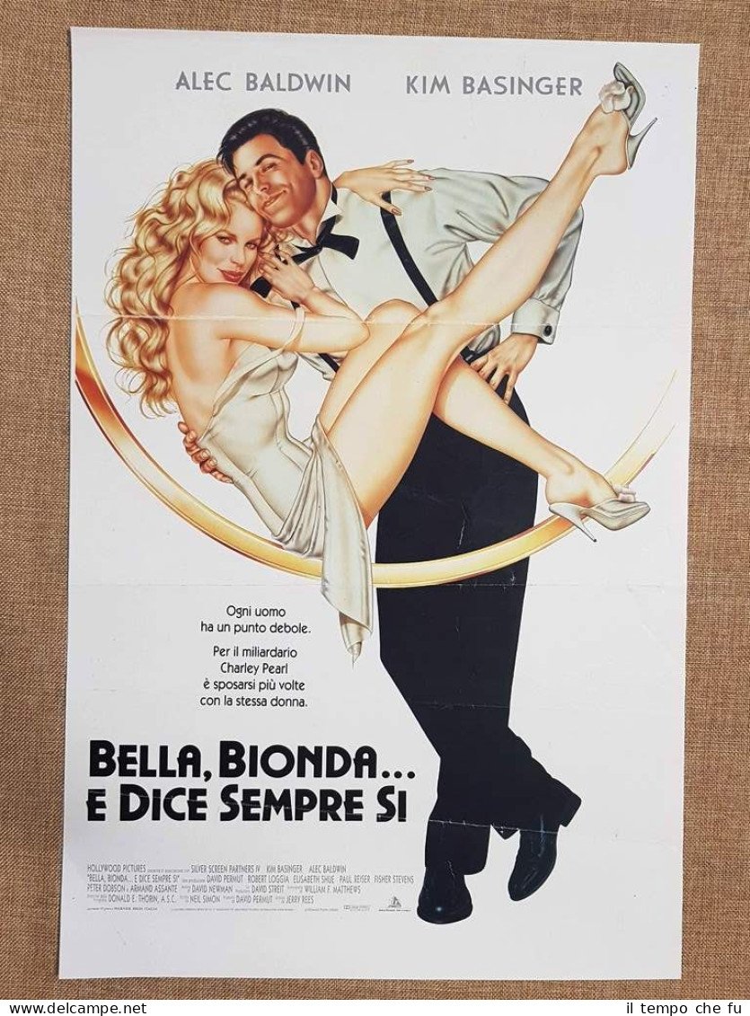 Locandina originale del 1991 Film Bella, bionda… e dice sempre … | Immagine principale