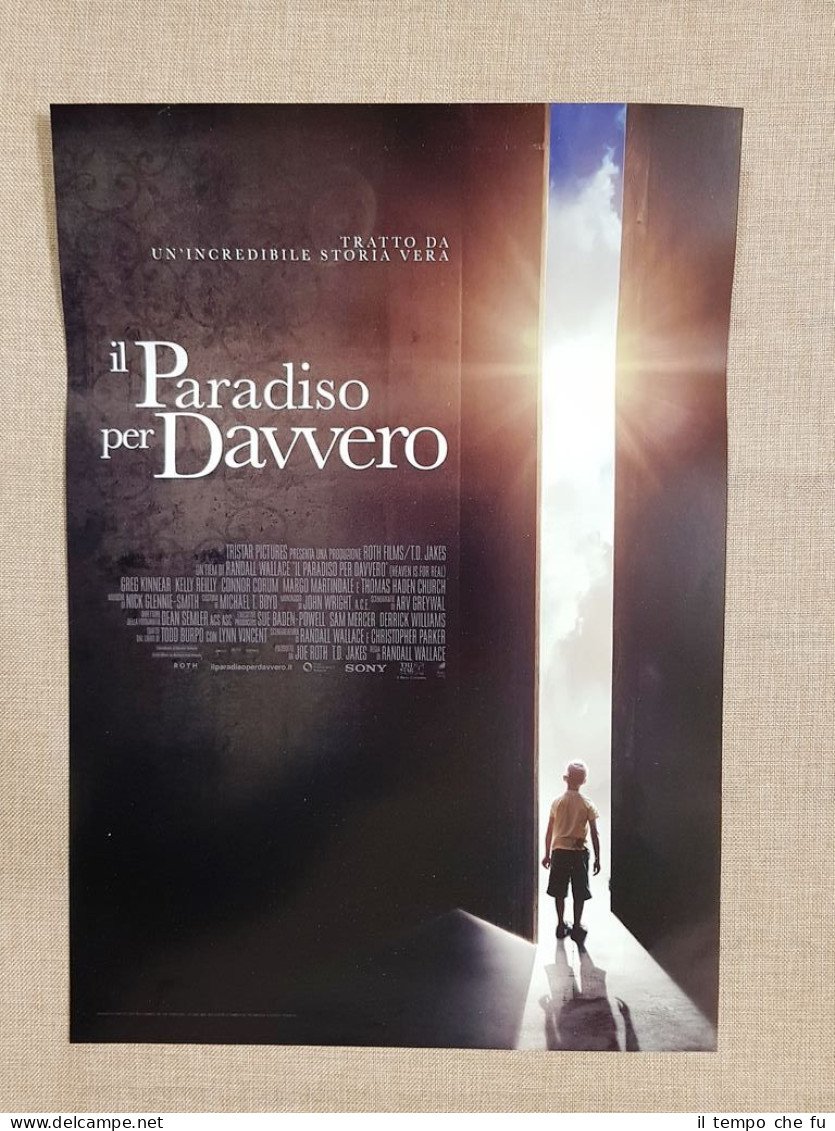 Locandina originale del 2014 Film Il paradiso per davvero Regia …