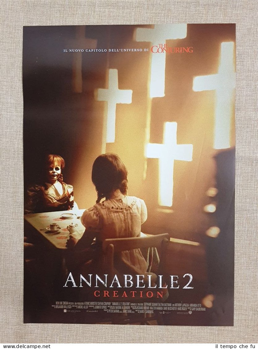 Locandina originale del 2017 Film Annabelle 2 Creation (1) Regia …