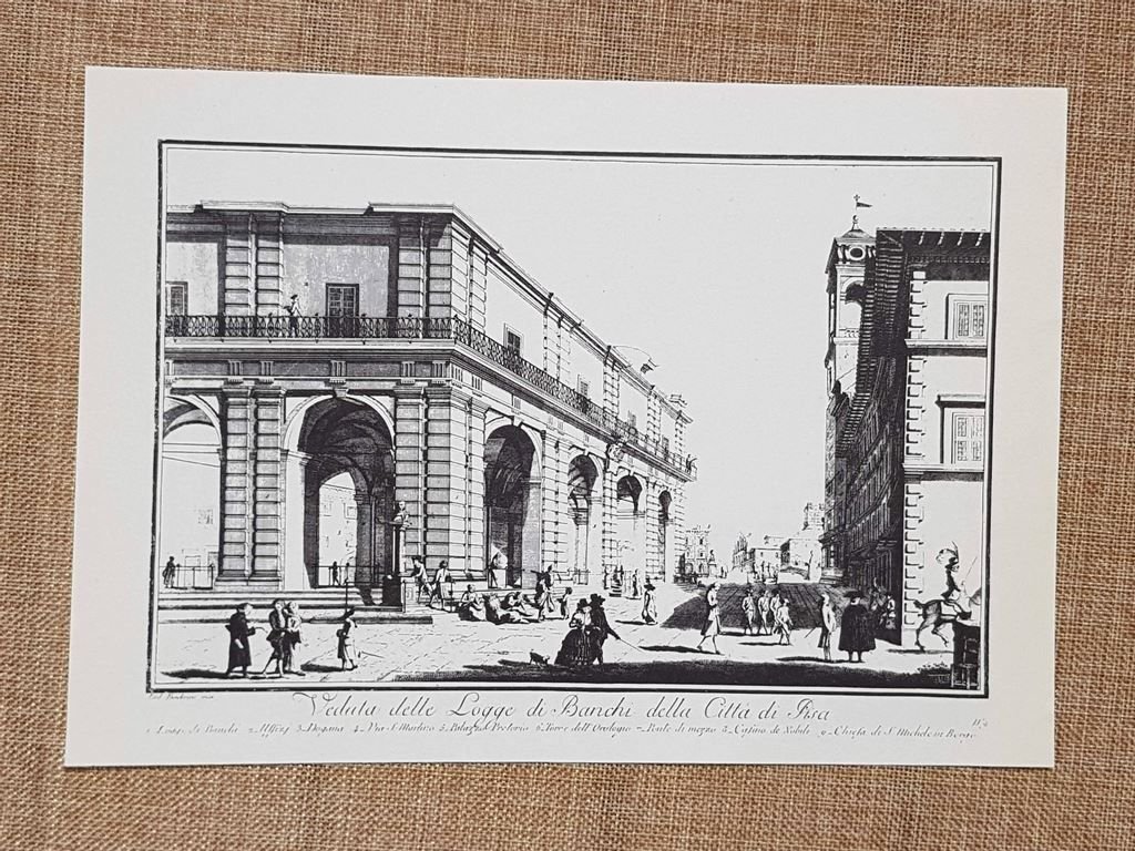 Logge di Banchi viste da via del Carmine Pisa Ferdinando …