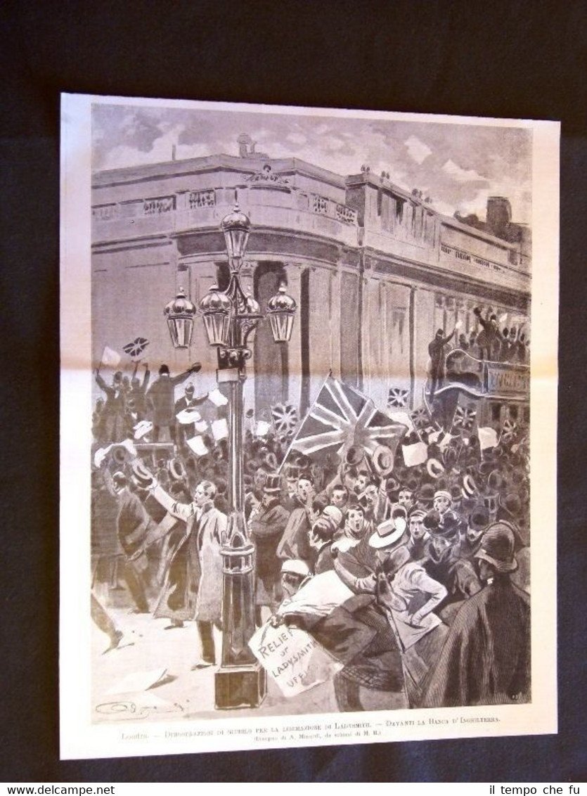Londra nel 1900 Dimostrazioni di giubilo per la liberazione di …