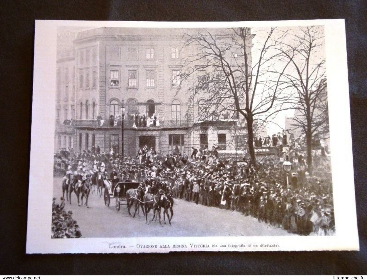 Londra nel 1900 Ovazione alla Regina Vittora Inghilterra