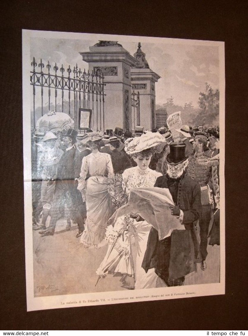 Londra nel 1902 La malattia di Re Edoardo VII Esposizione …