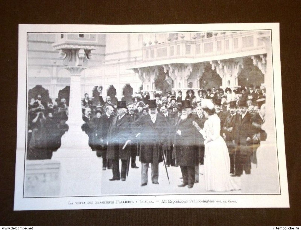 Londra nel 1908 Il Presidente Fallières visita l'Esposizione Franco-Inglese