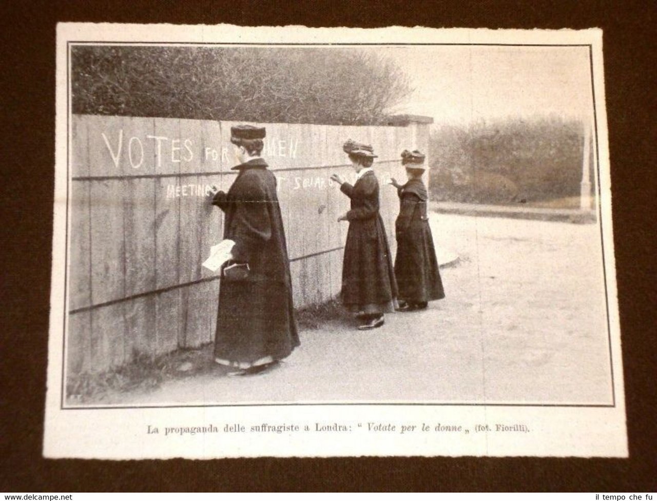 Londra nel 1908 La propaganda delle donne suffragiste
