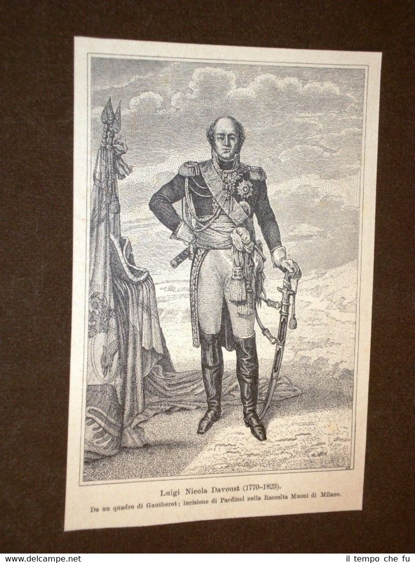 Louis Nicolas Davout, o d'Avoût Duca d'Auerstedt e principe d'Eckmühl …