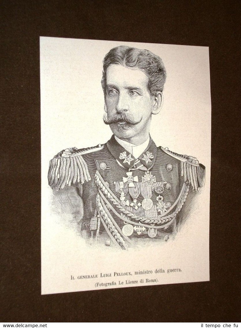 Luigi Gerolamo Pelloux di La Roche-sur-Foron nel 1891 Ministro della …