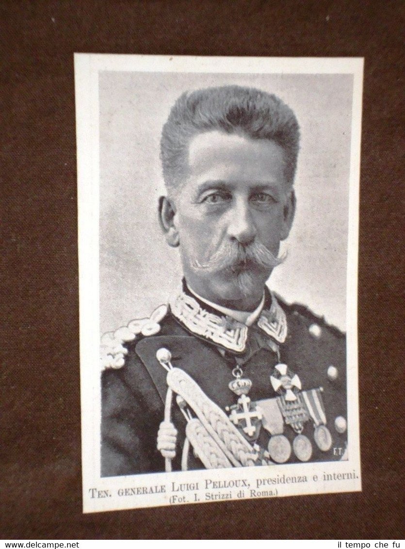 Luigi Gerolamo Pelloux di La Roche-sur-Foron nel 1898 Ministro degli …