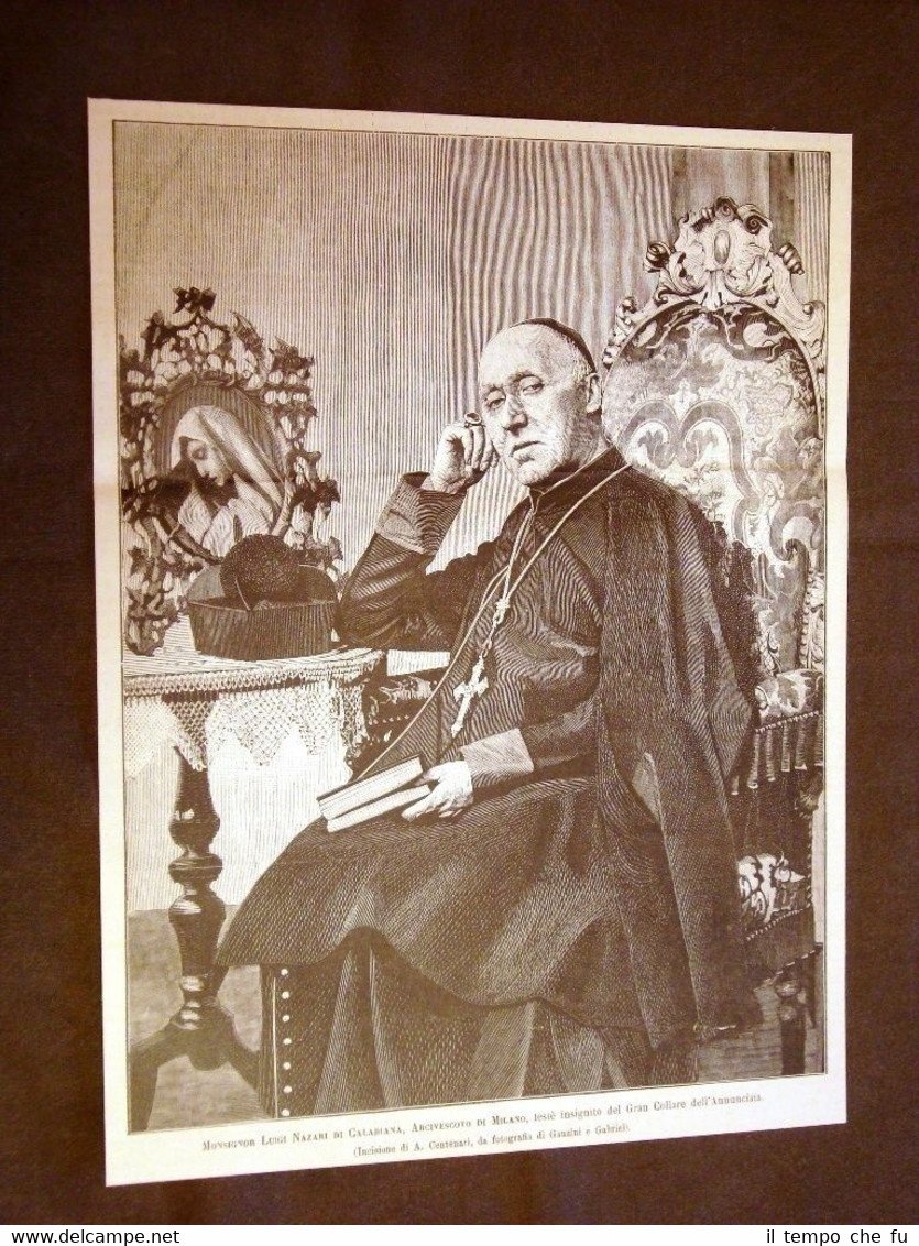 Luigi Nazari di Calabiana di Savigliano nel 1887 Gran Collare … | Immagine principale