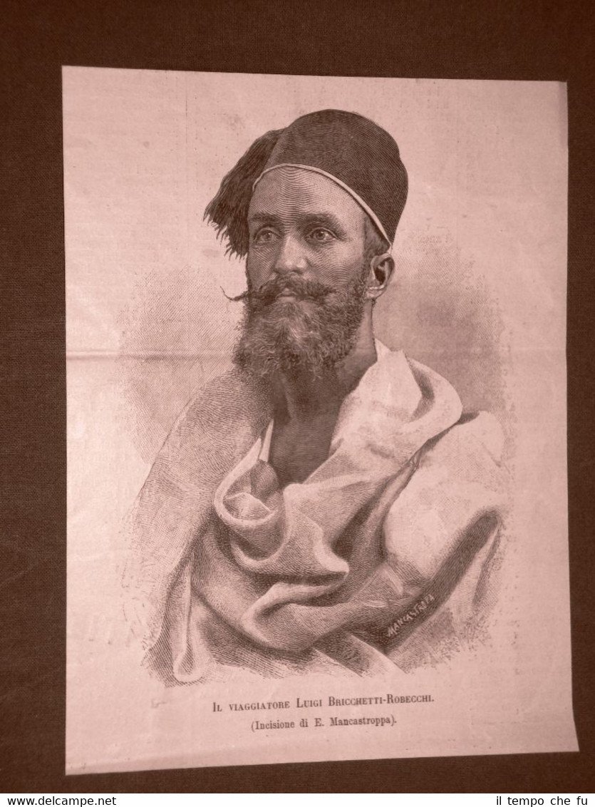 Luigi Robecchi Bricchetti nel 1890 Pavia, 21 maggio 1855 – …