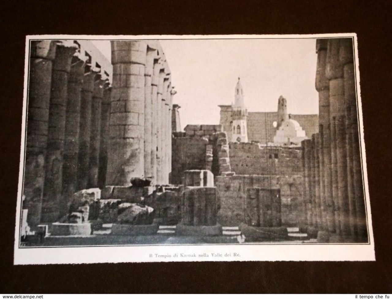 Luxor nel 1925 Tempio di Karnak Valle dei Re Egitto