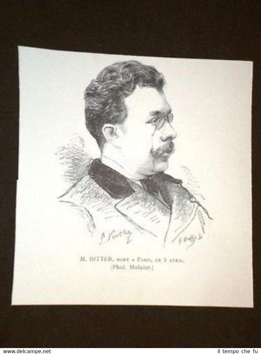 M. Ritter Morto a Parigi Francia