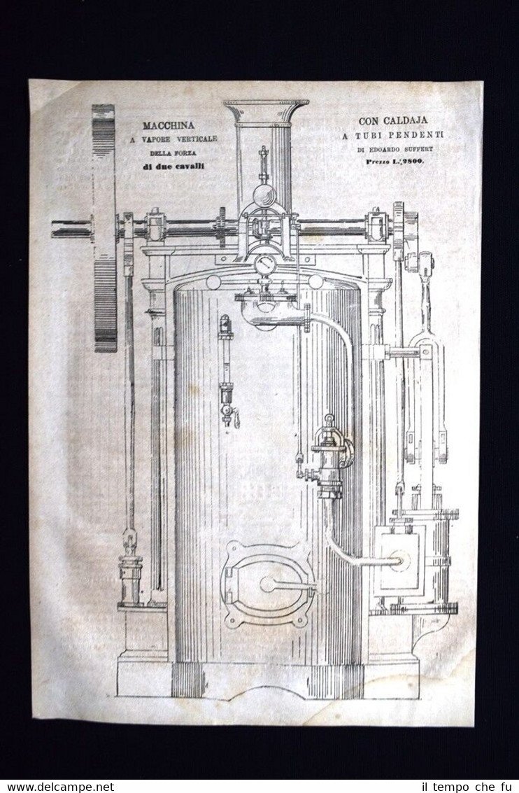 Macchina a vapore di E.Suffert + Sonerie ad aria di …