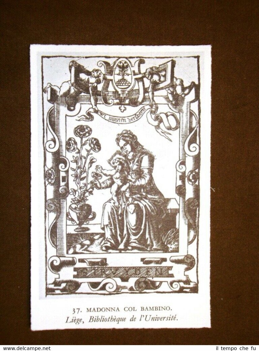 Madonna con il Bambino Liegi Stampa popolare olandese Olanda