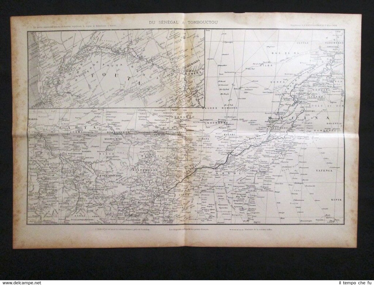Mappa dal Senegal a Timbuktu - Luogo dove morì Bonnier … | Immagine principale