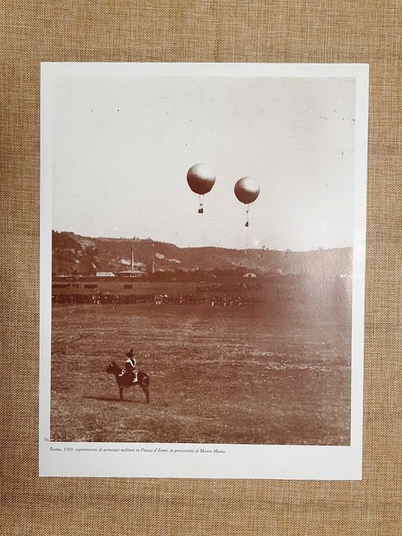 Maresciallo Carabiniere Lorenzo Gasco e 1900 Roma Aerostati in Piazza …