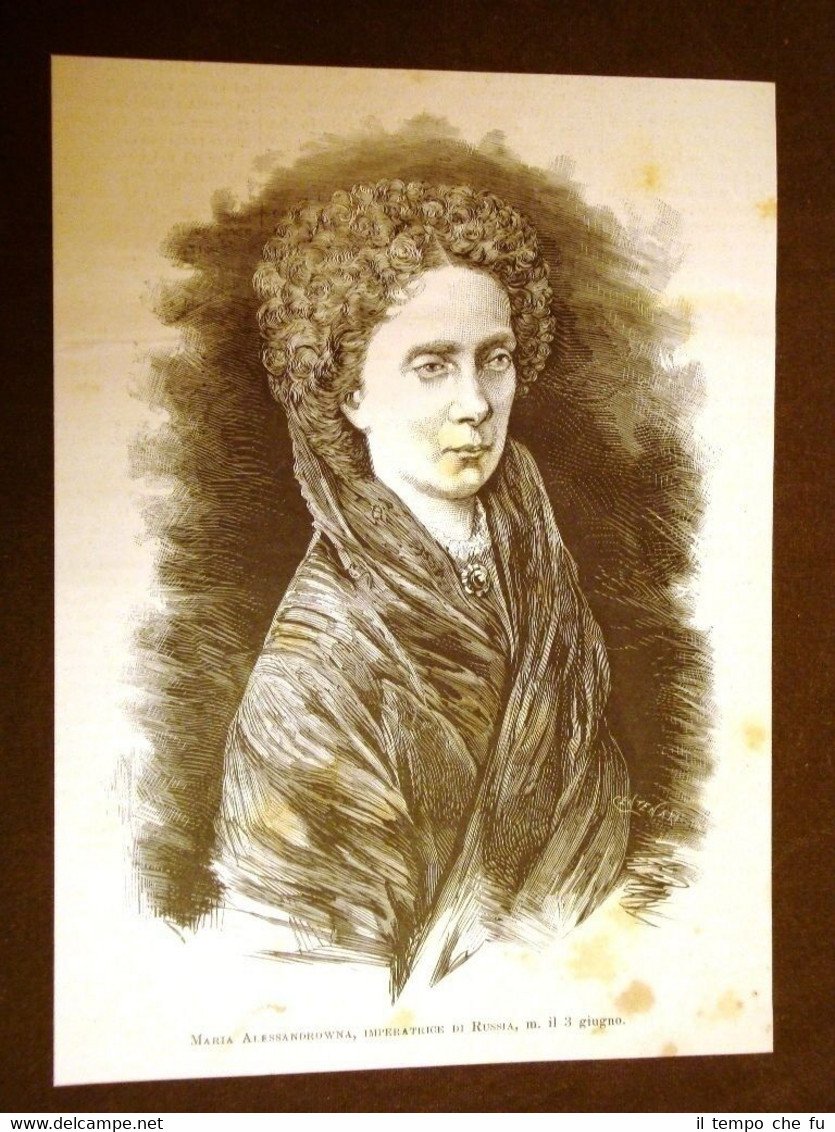 Maria d'Assia e del Reno di Darmstadt Maria Aleksandrovna Imperatrice …
