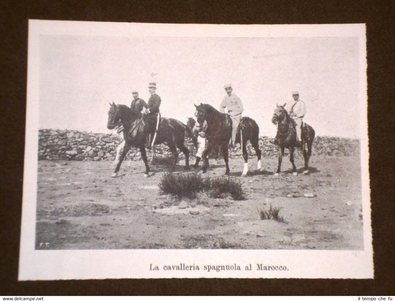 Marocco nel 1908 La Cavalleria spagnola o della Spagna