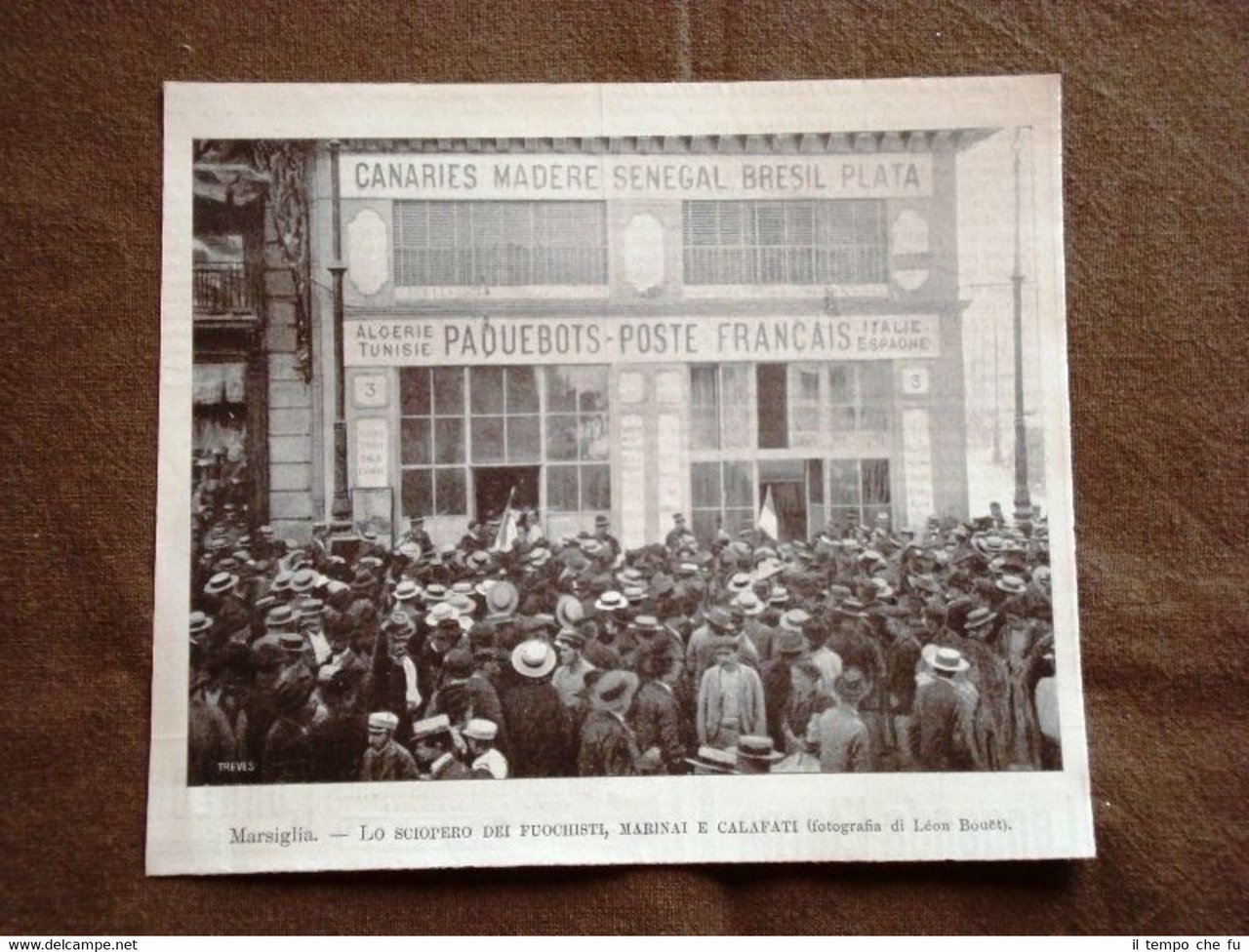 Marsiglia nel 1900 Sciopero dei fuochisti, marinai e calafati | Immagine principale