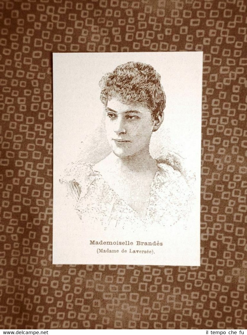 Marthe Joséphine Brunschwig o Marthe Brandès nel 1894 Attrice 1862 …