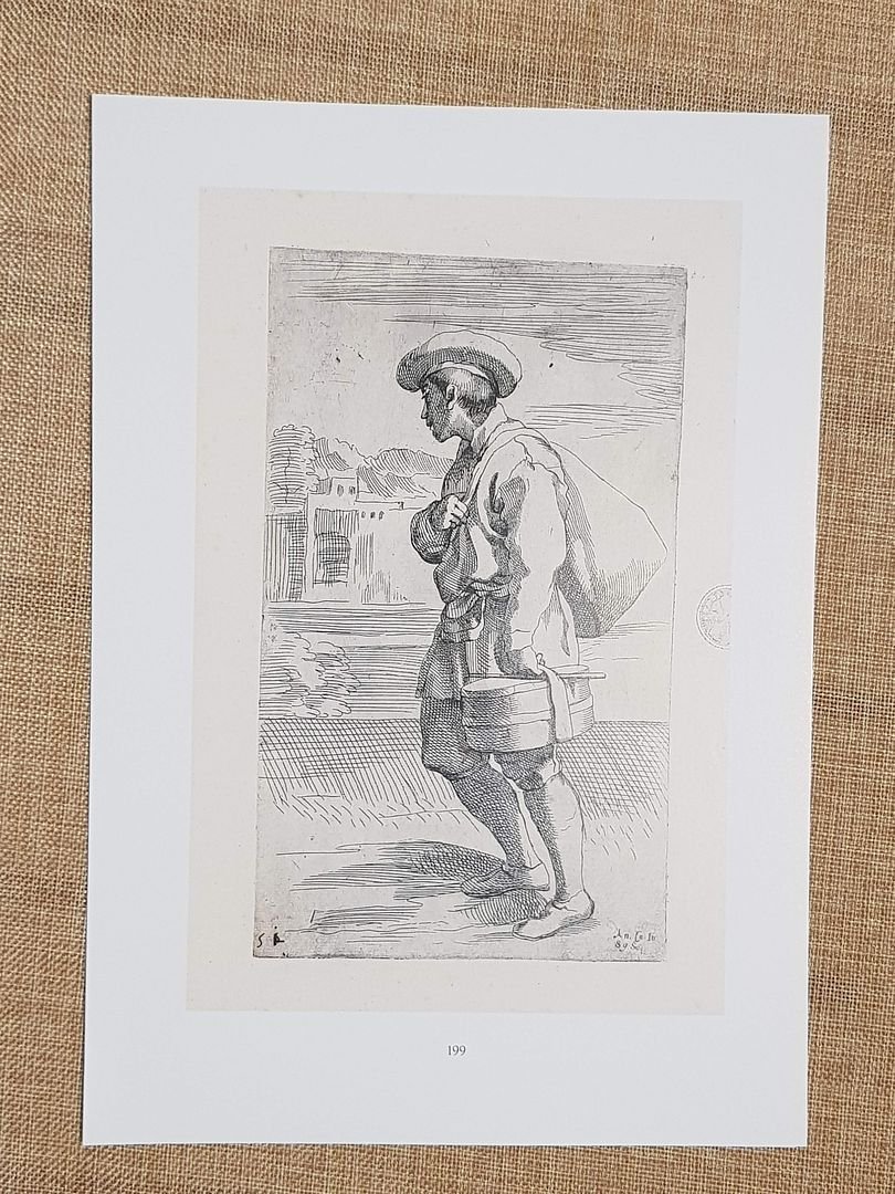 Merciaro di tele e Cauadenti Tavola del 1646 A. Carracci …