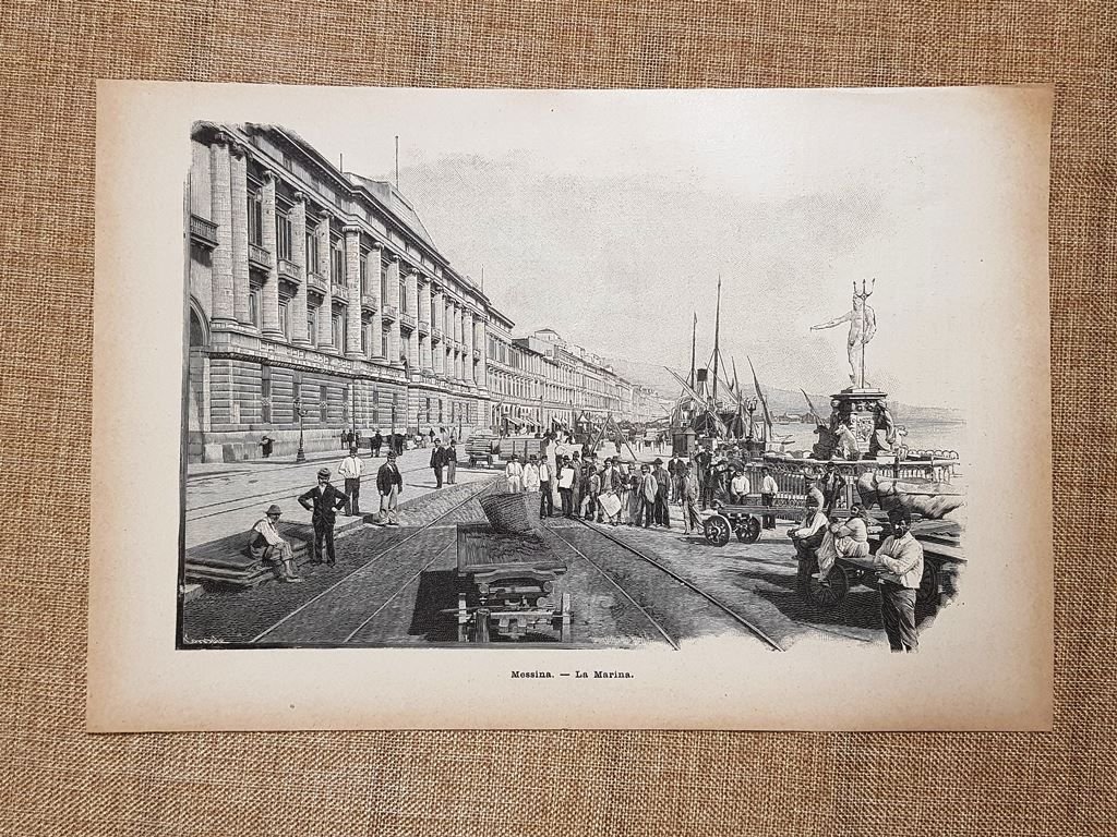 Messina nel 1896 La Marina Sicilia