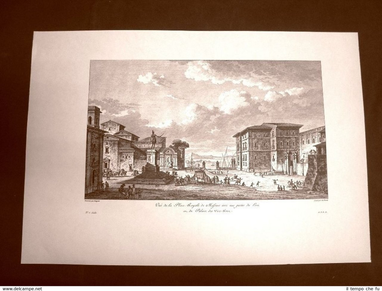 Messina Piazza Reale, Porto e Palazzo del Viceré Voyage Pittoresque … | Immagine principale