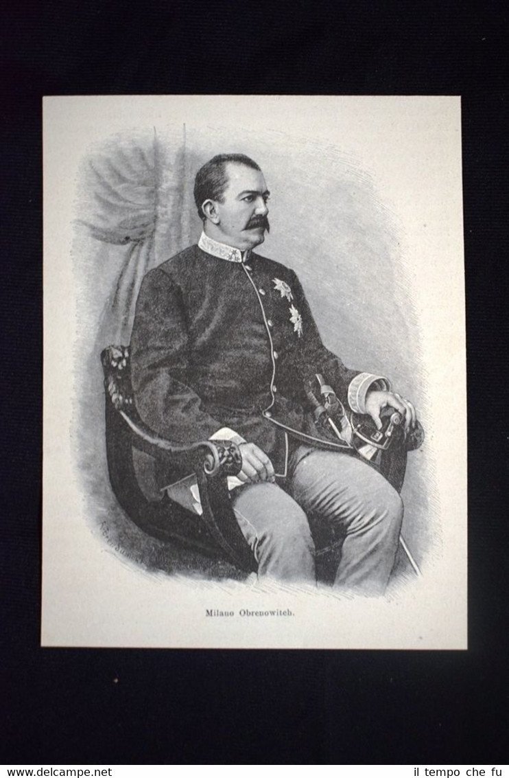 Milan Obrenovic IV di Serbia