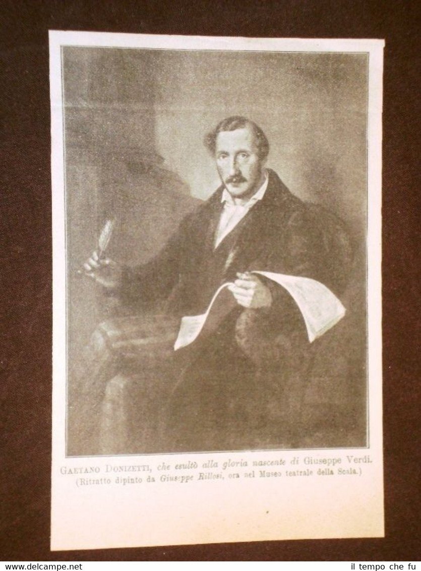 Milano Museo Teatrale della Scala Gaetano Donizzetti di Giuseppe Rillosi