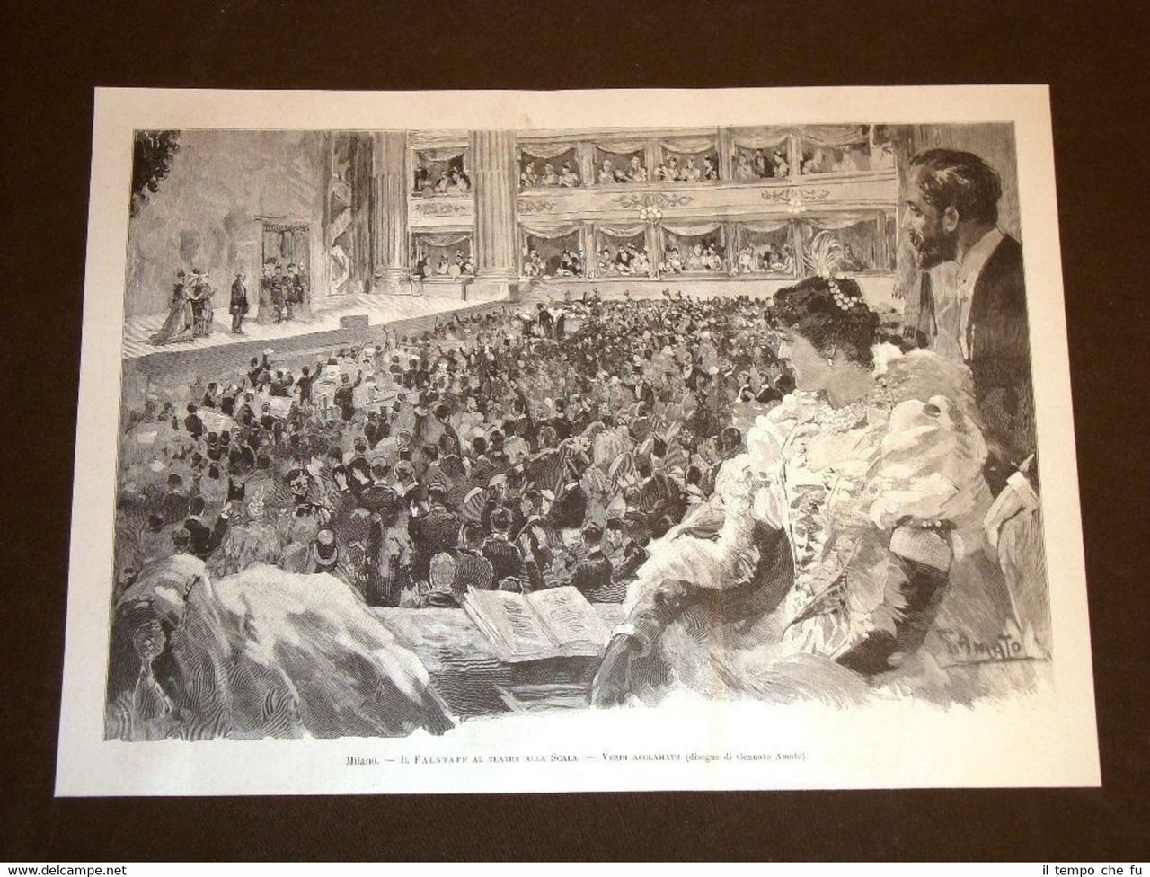 Milano nel 1893 Il Falstaff al Teatro Alla Scala Giuseppe …