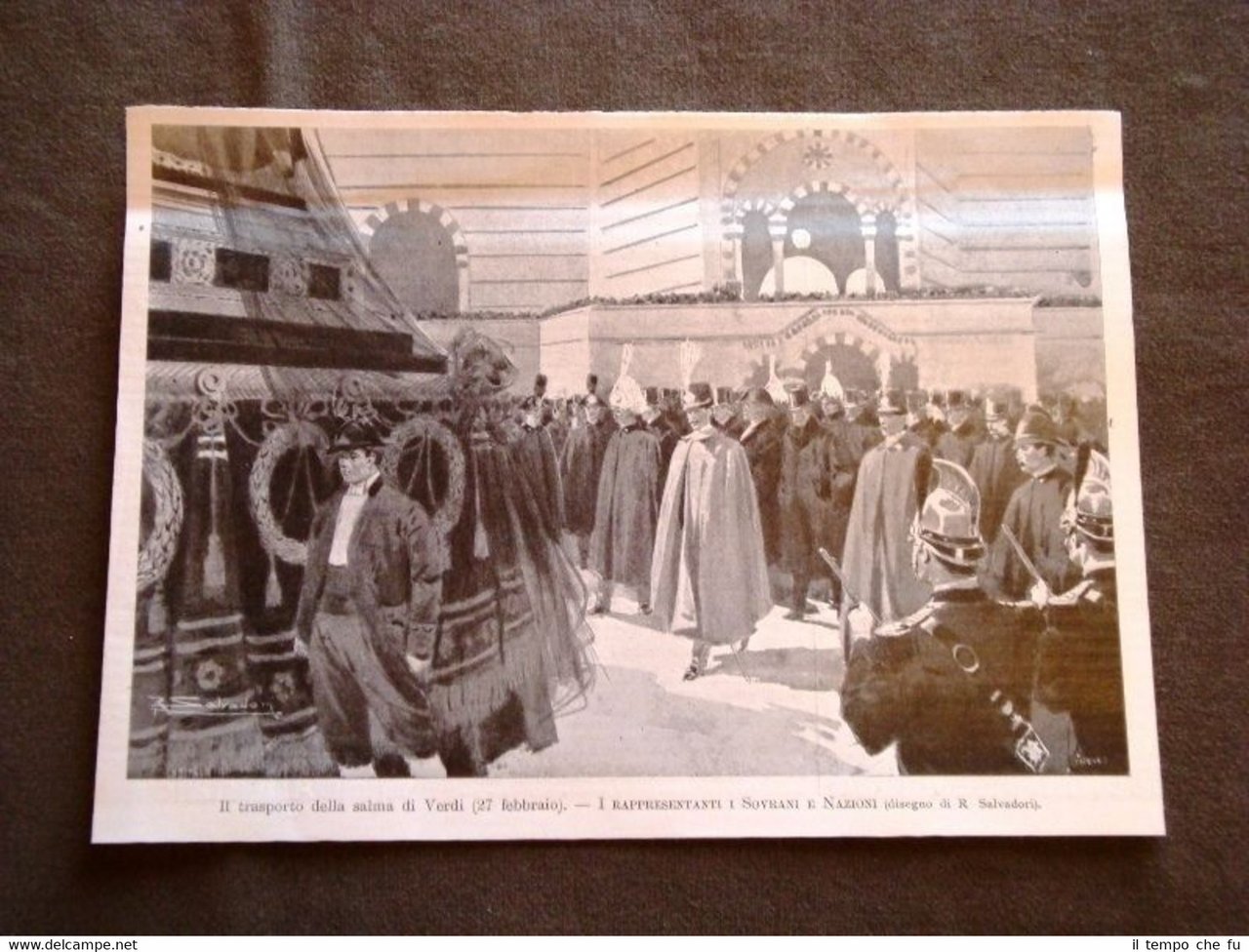 Milano nel 1901 Funerali di Giuseppe Verdi Trasporto della salma …