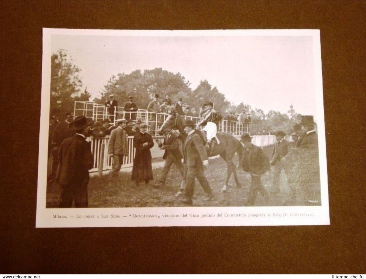 Milano nel 1902 Le corse dei cavalli a San Siro …