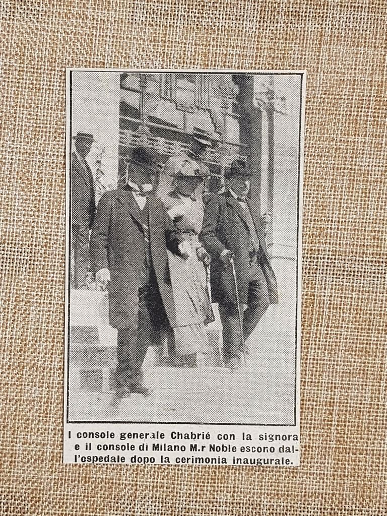 Milano nel 1915 Il Console generale Chabriè e Mr. Noble … | Immagine principale