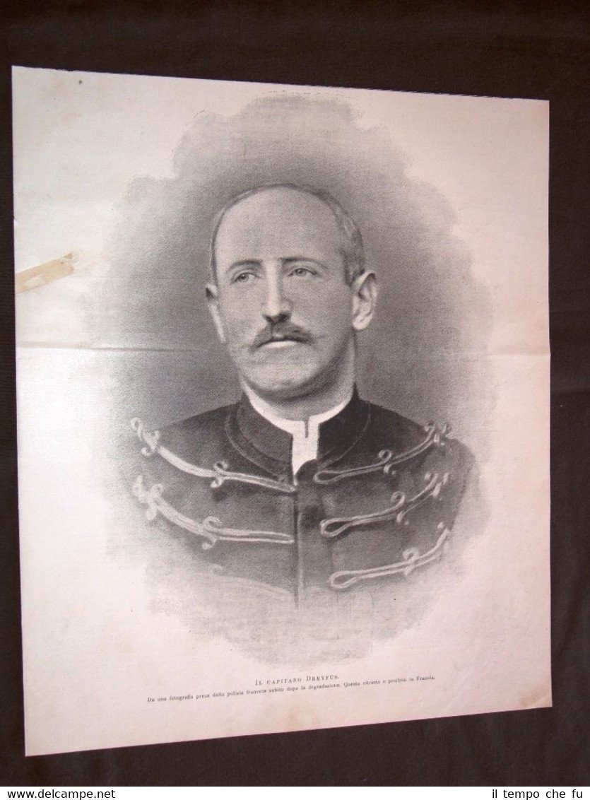 Militare di Francia Alfred Dreyfus di Mulhouse nel 1898