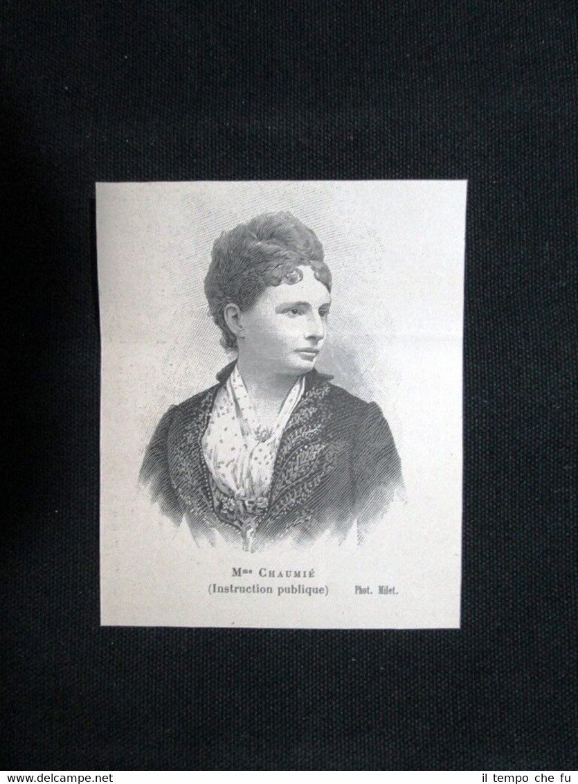 Ministero di Emile Combes: signora Chaume (Pubblica Istruzione) Stampa del …