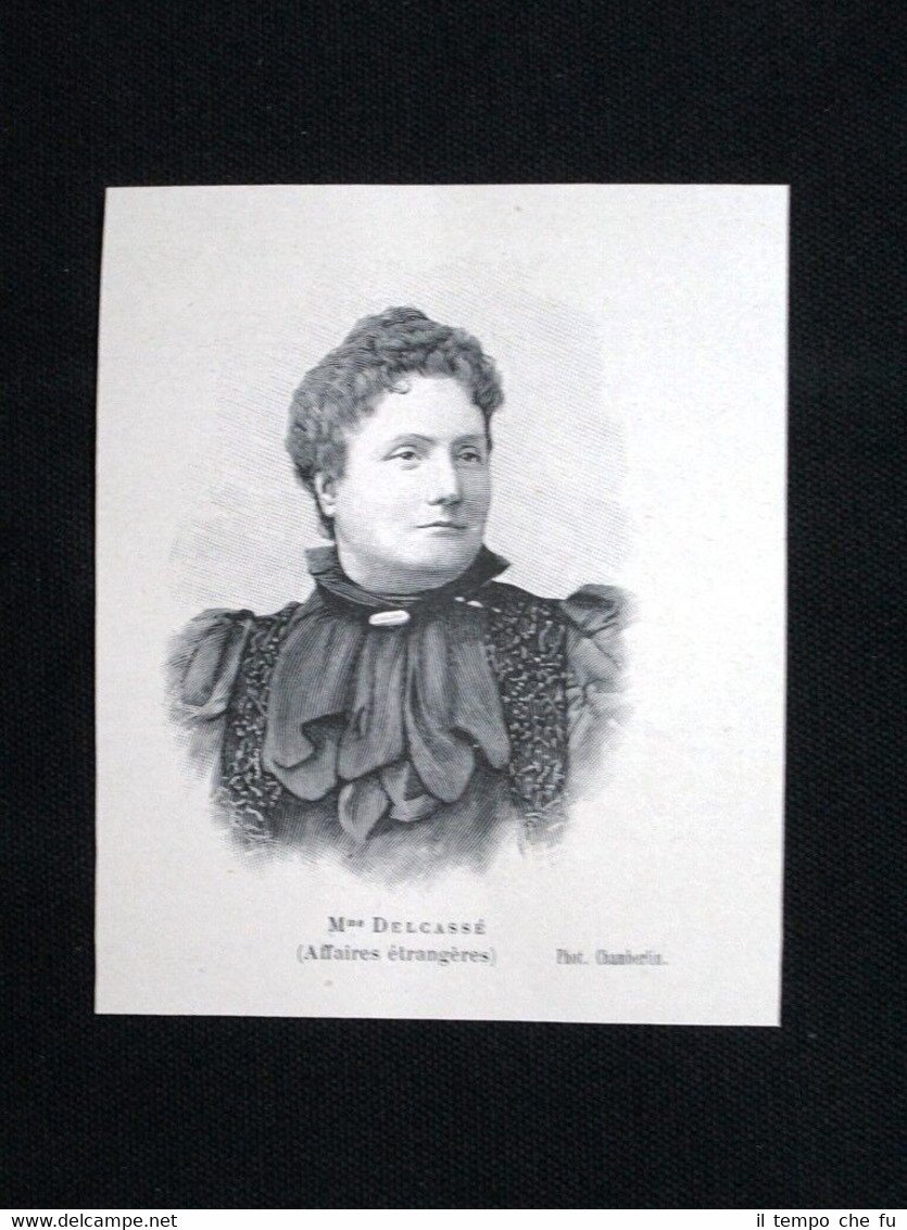 Ministero di Emile Combes: signora Delcassé (Affari Esteri) Stampa del …