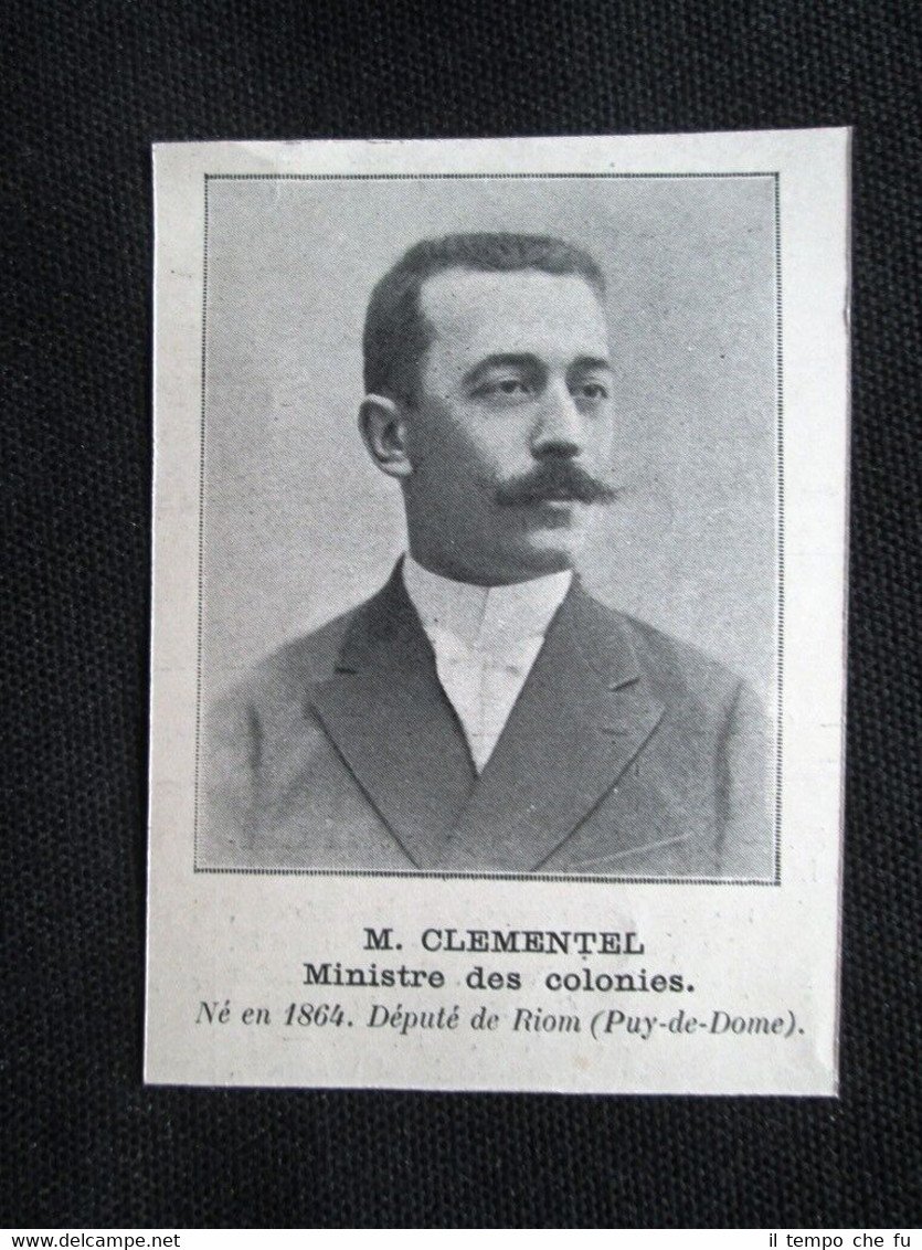 Ministri Francia - Clementel, Ministro delle Colonie Stampa del 1905