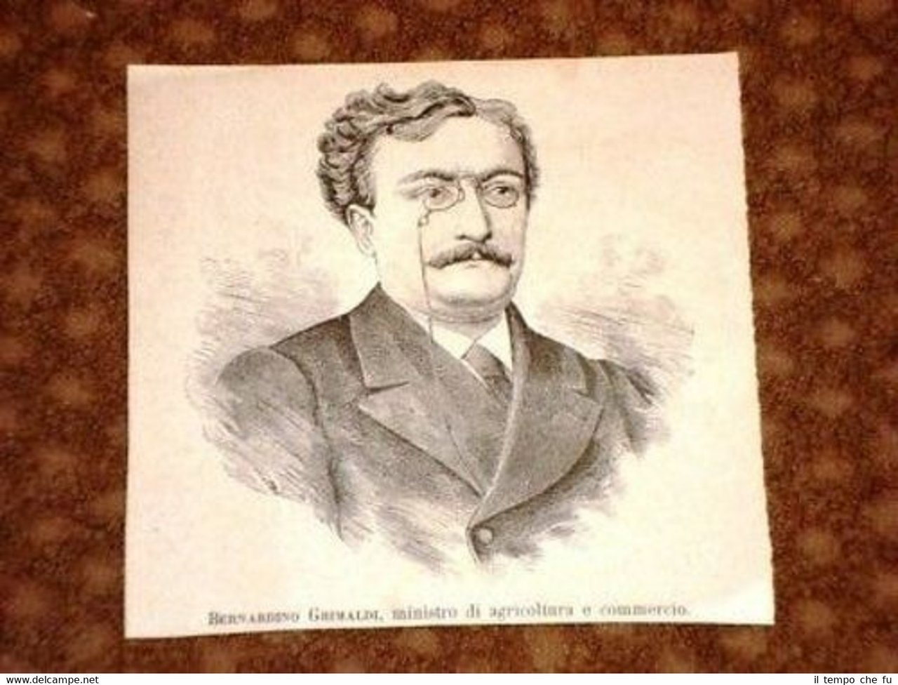 Ministro Agricoltura Bernardino Grimaldi di Catanzaro | Immagine principale