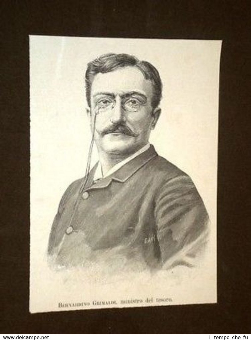 Ministro del Tesoro Bernardino Grimaldi di Catanzaro | Immagine principale