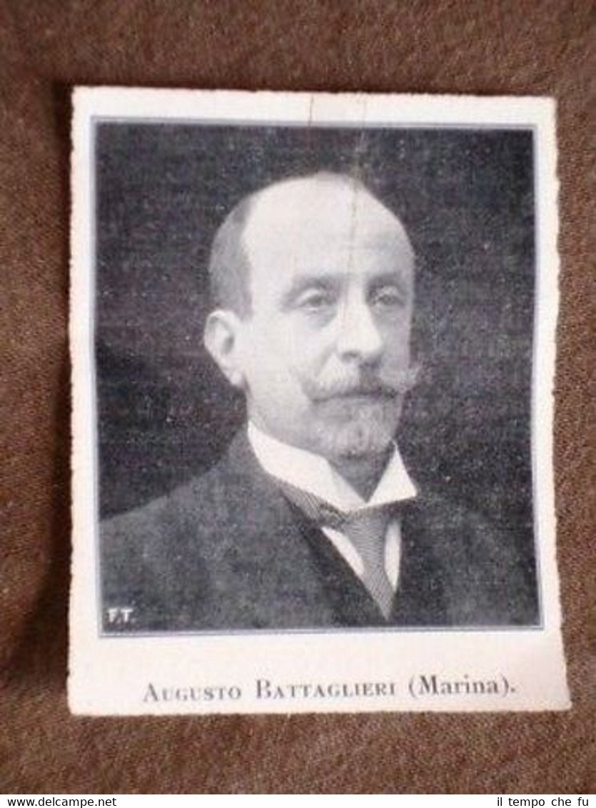 Ministro della Marina Augusto Battaglieri