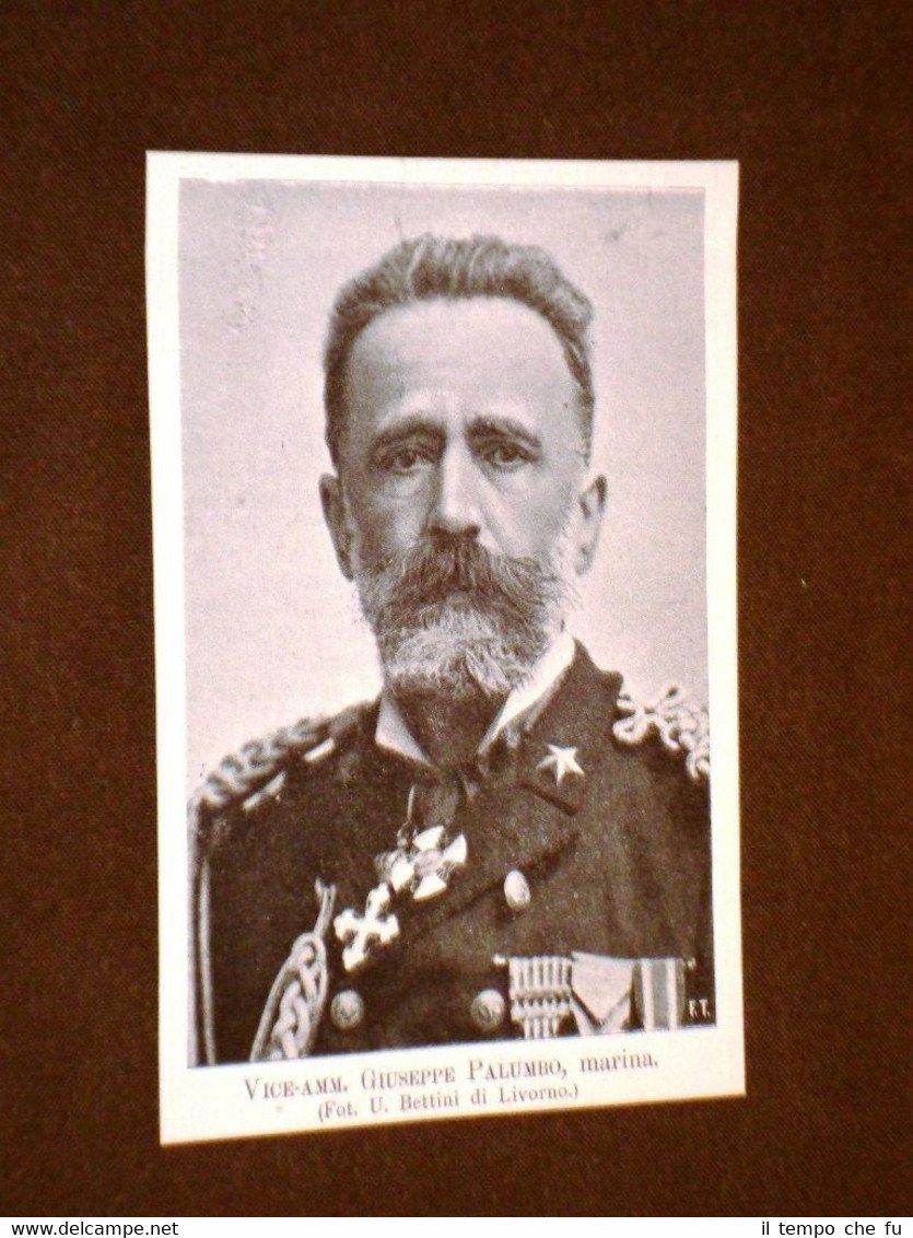 Ministro della Marina nel 1898 Vice Ammiraglio Giuseppe Palumbo