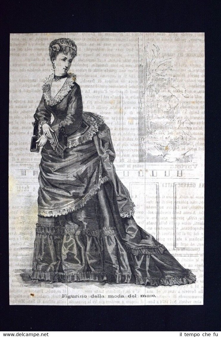 Moda e costume di donna - Figurino della moda del …