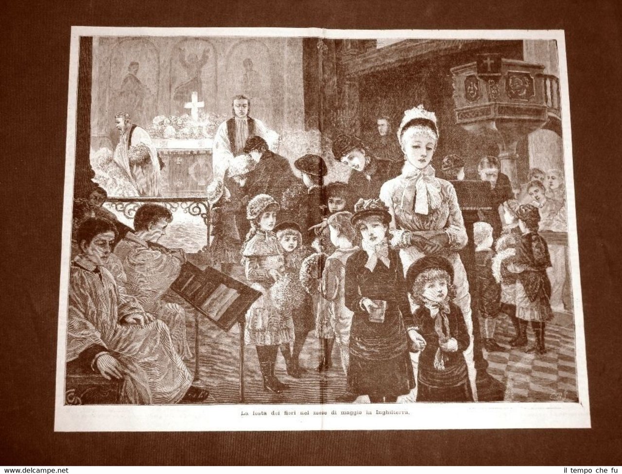 Moda e costume in Inghilterra nel 1881 Festa dei fiori …