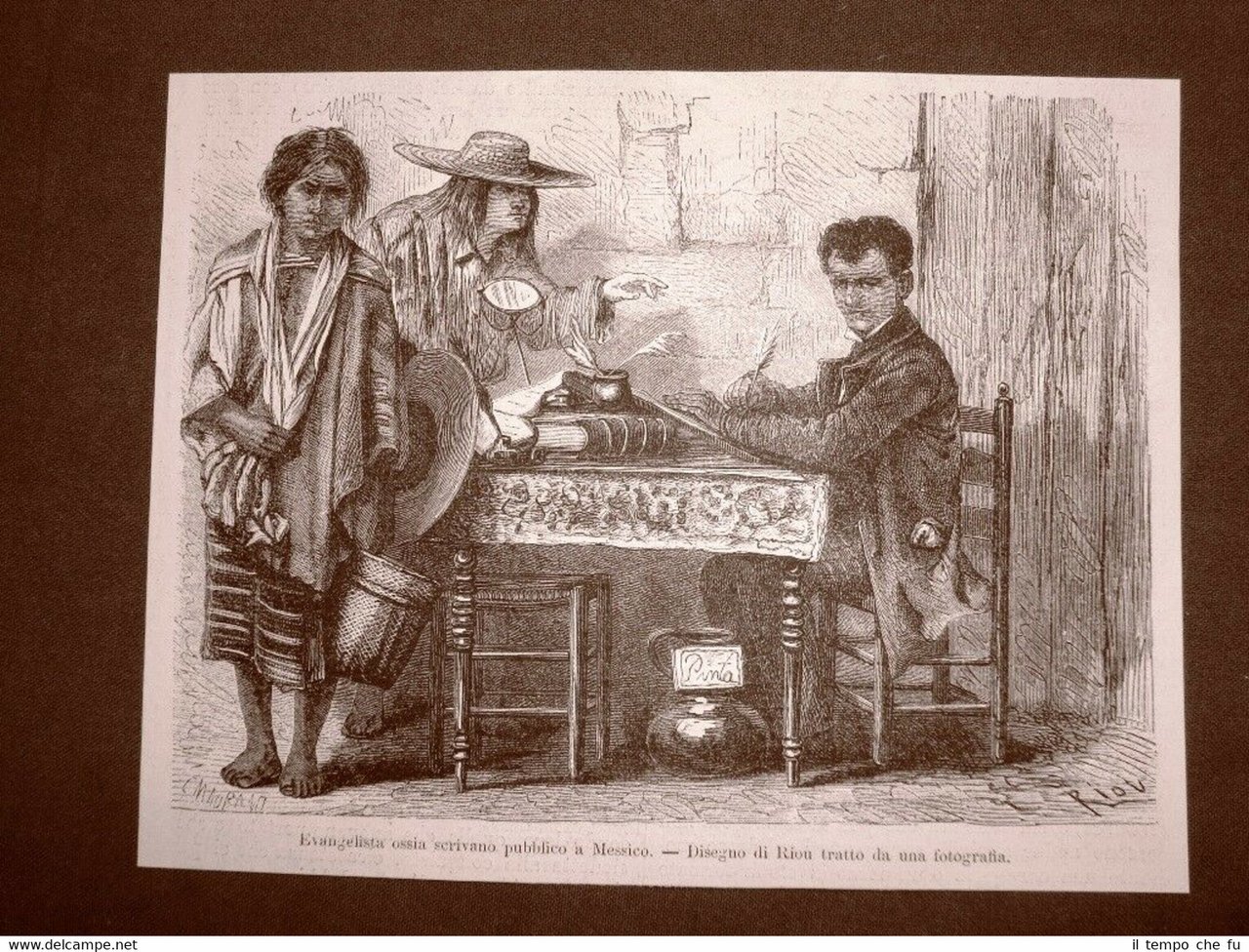 Moda e costume in Messico nel 1863 Evangelista o scrivano …