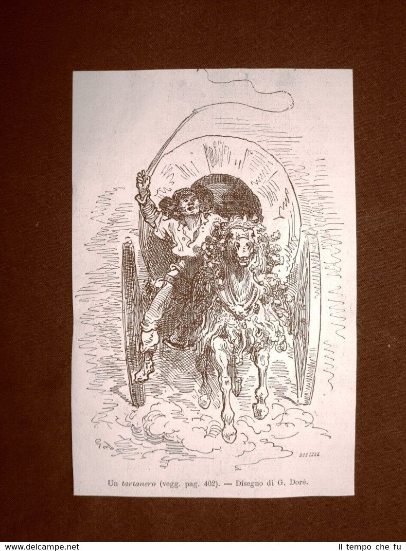 Moda e costume in Spagna nel 1863 Un tartanero Disegno … | Immagine principale